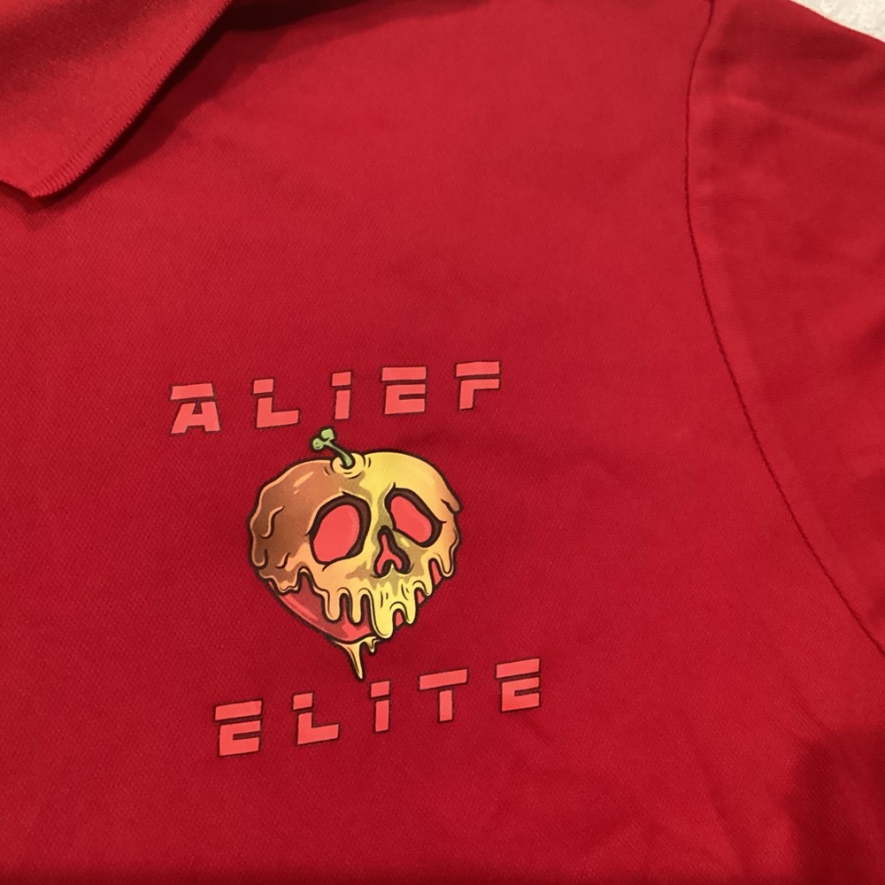 Elite Red Polo Shirt for Men - Picture 2 of 4